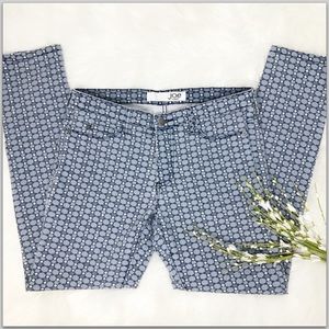 Joe Fresh Slim geometric print skinny jeans